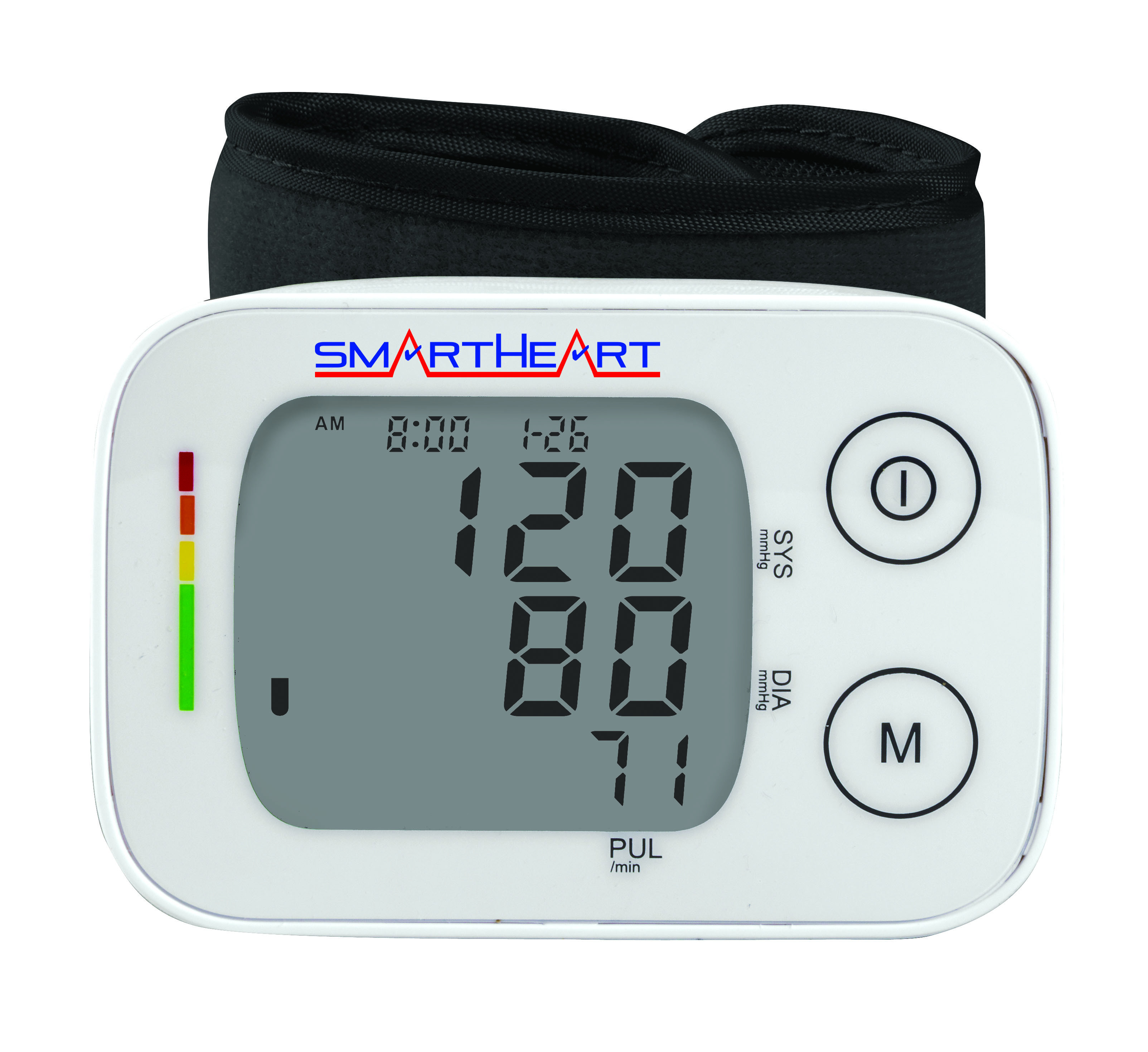 Medline Digital Wrist Blood Pressure Monitor, BP Cuff with Batteries  Included (60 Reading Memory)