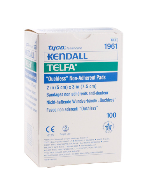 Macgill Kendall Sterile 2 X 3 Telfa Pads 100 Box Telfa Non Stick Pads Gauze Products First Aid Wound Care Shop