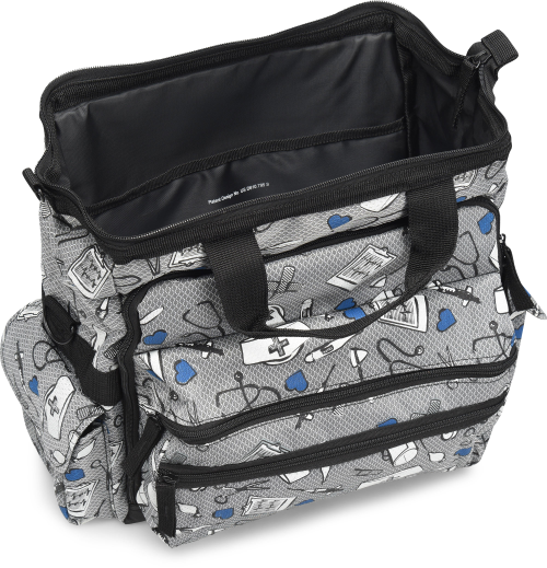MacGill Nurse Mates Ultimate Nursing Bag Medical Pattern Gray