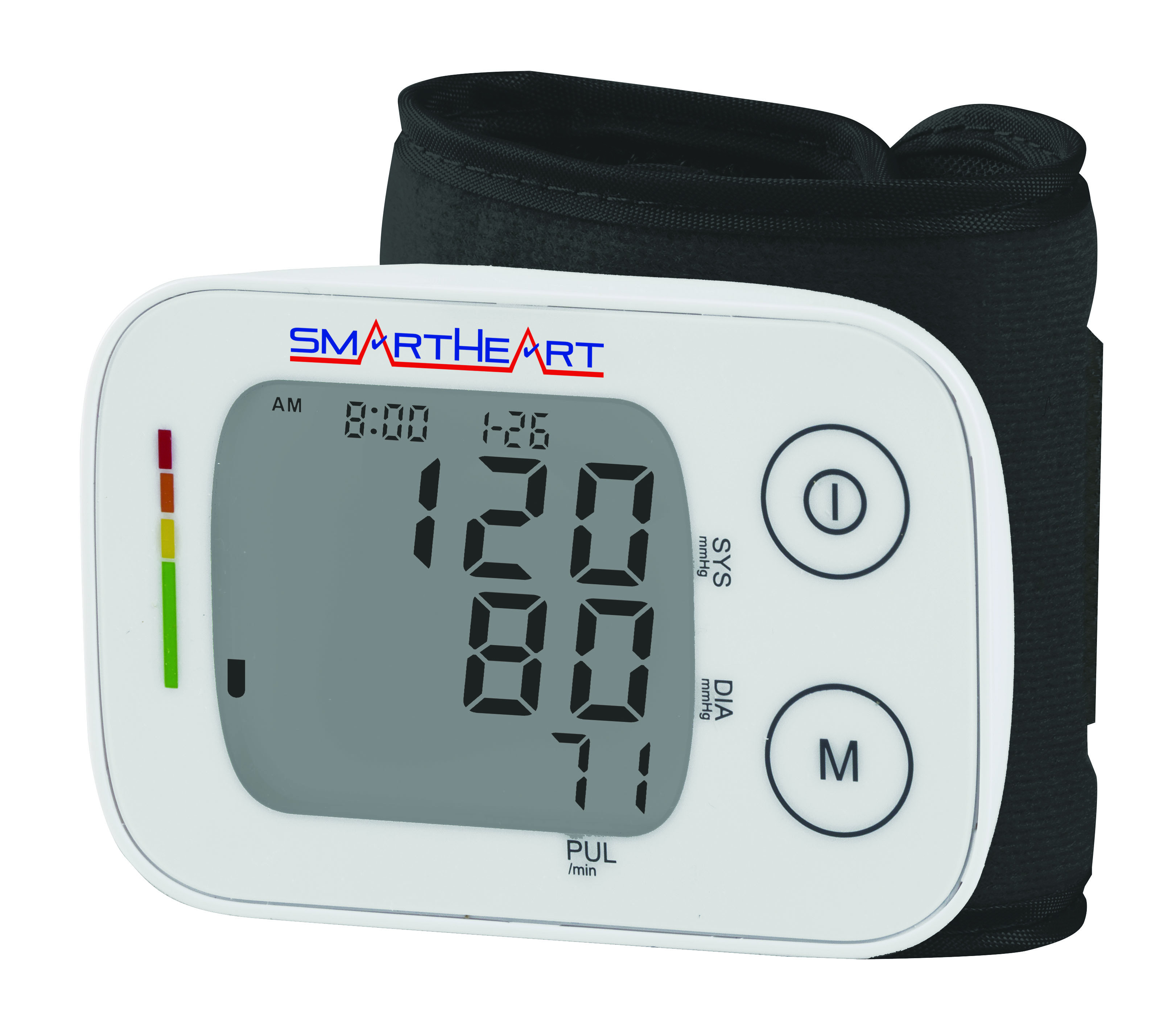 Medline Digital Wrist Blood Pressure Monitor, BP Cuff with Batteries  Included (60 Reading Memory)