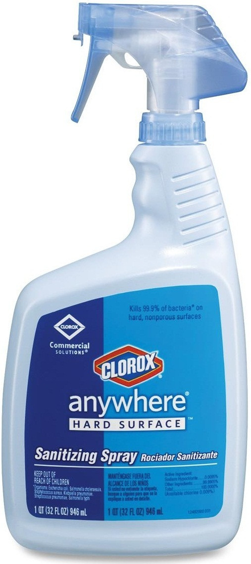 Macgill Clorox Anywhere Hard Surface Sanitizing Spray 32 Oz