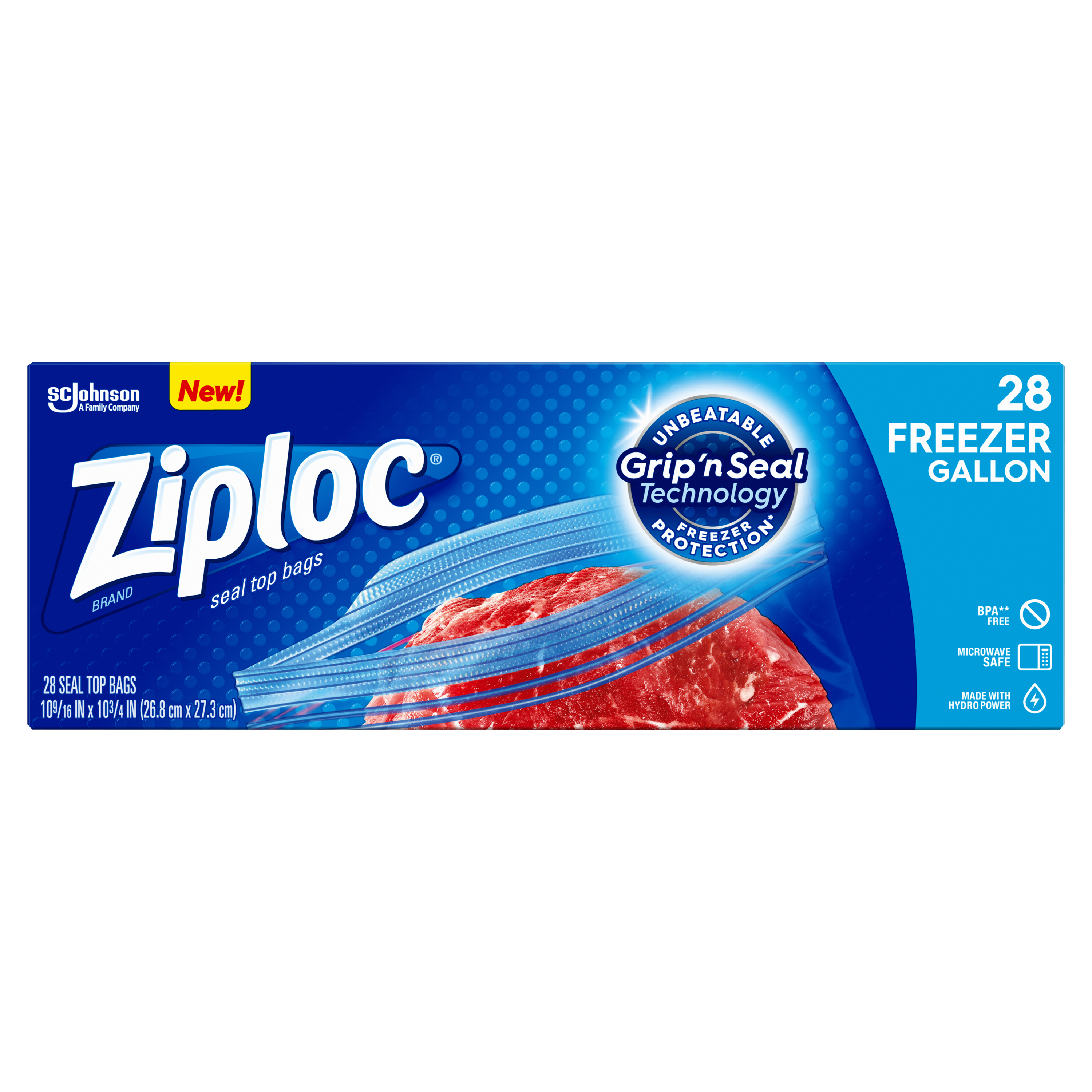 Gallon ziploc freezer outlet bags