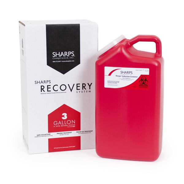 Macgill 3 gallon sharps disposal by mail system 