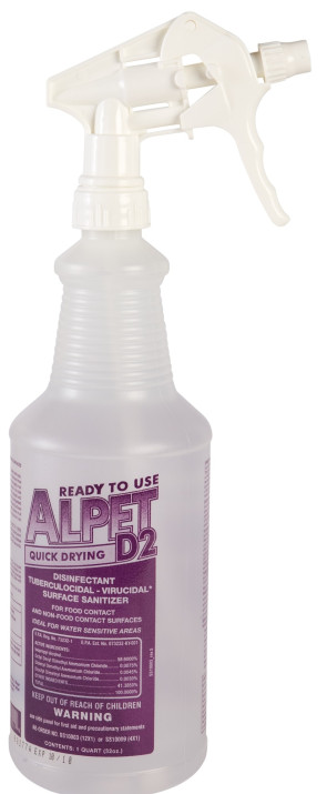 Alpet D2 Surface Sanitizer Spray, 1 Quart