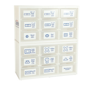 18-Drawer Empty Coverlet® Cabinet (without Bandages)