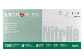 Microflex® Premium Nitrile Powder-Free Gloves, Small, 100/Bx