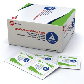 Medium Alcohol Prep Pads, 200/Box