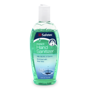 Safetec® Hand Sanitizer Gel, 8 oz. Bottle