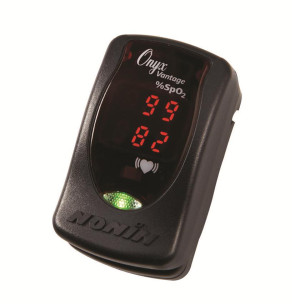 Nonin Onyx Vantage 9590 Finger Pulse Oximeter, Black