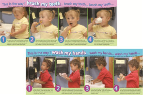 Wash Hands/Brush Teeth Poster Set