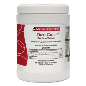Opti-Cide 3® Surface Disinfectant Wipes, 100/Can