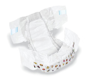 Economy Diapers, Size 3, 25 per pack