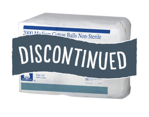 (Discontinued)U.S. Medium Non-Sterile Cotton Balls, 2000/Bag