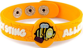 "Bizzzy" Insect Sting Allergy Wristband