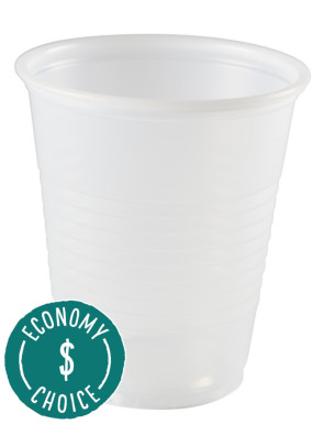 Economy Clear 5 Oz Plastic Cups, 100/Sleeve
