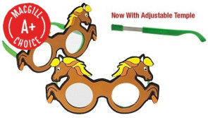 Horse Frosted Occluder Glasses