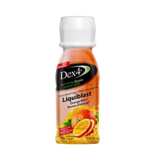 Glucose 2 Oz Bottle, Orange Flavor
