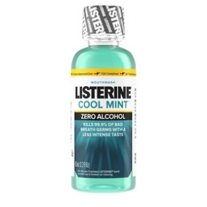 Listerine Mouthwash Zero, Alcohol Free 3.2 Oz