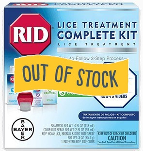 (Out of Stock) Rid Lice Elimination Kit