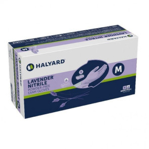Medium Halyard Lavender Nitrile Gloves, 1 Case