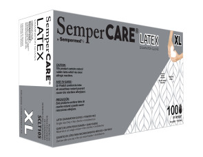 X-Large Powder-Free Latex Gloves, 10 Boxes/Case