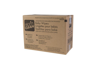 Nice 'n Clean Baby Wipes, 80/Pack, 12 Packs/Case