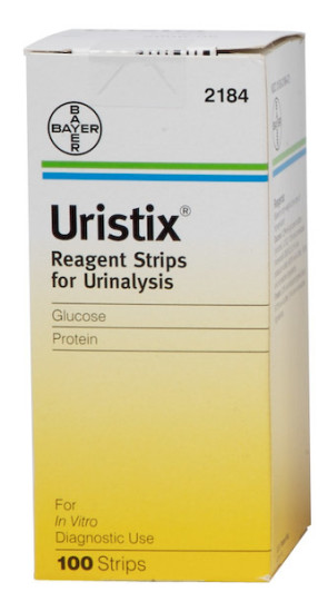 Uristix Reagent Strips for Urinalysis, 100/Box