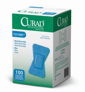 Curad Food Service Flex. Fabric Fingertip Bandages, 100/Box