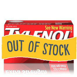 (Out of Stock)Tylenol® Extra-Strength 500 mg Caplets 225/Btl