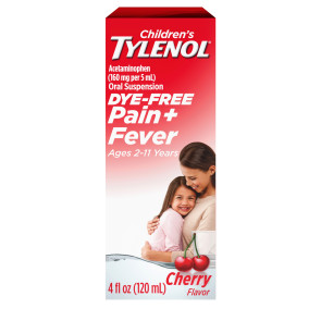 Tylenol® Children's Dye-Free Liquid, Cherry, 4 Oz.