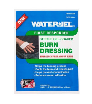 Water Jel® First Responder Sterile Burn Dressing, 2" x 6"