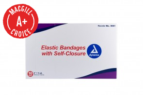 6" x 5 Yds Economy Elastic Bandage with Self Closure, 10/Box