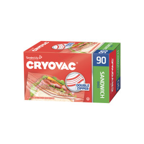 (Discontinued) Cryovac Sandwich Bags, 90/box