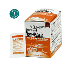 Extra Strength Acetaminophen 500 mg, 50 Packs of 2 Per Box