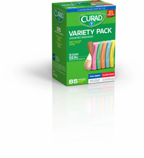 Curad® Assorted Bandages, 85/Box