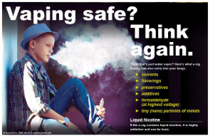 Vaping Safe? Poster 11" X 17"