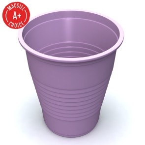 Economy Lavender 5oz Plastic Cups. 50 per sleeve