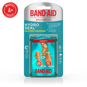 Band-Aid® Hydro Seal™ Assorted Foot Blister Cushions, 5/Box