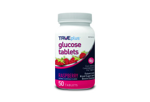 TruePlus Glucose Tablets, Raspberry 50ct.