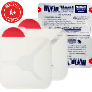 HyFin® Vent Compact Chest Seal Twin Pack