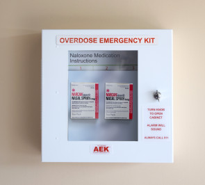 Overdose Emergency Kit Locking Cabinet