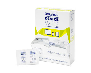 Safetec Device Wipes, 100/box