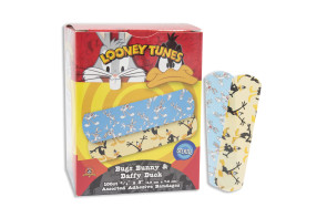 Bugs Bunny and Daffy Duck, 3/4" X 3", 100 per box
