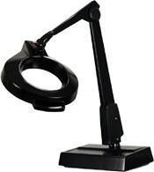 Dazor Circline LED Magnifier, Desk Lamp, Black