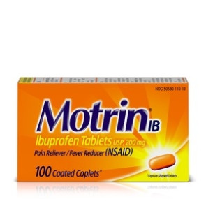 Motrin® IB Tablets 200 mg, 100/Bottle