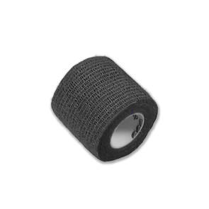 Economy Latex Self-Adherent Wrap, 2" x 5 Yards, Black