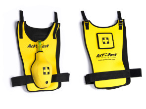 Act+Fast Anti-Choking Yellow Trainer Vest