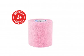 Economy 2" x 5 Yards Self-Adherent Wrap, Pink, Latex-Free