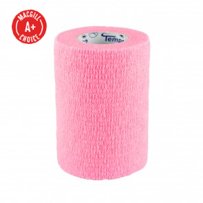 Economy 3" x 5 Yards Self-Adherent Wrap, Pink, Latex-Free