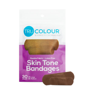 Tru-Colour® Flexible Fabric Bandages, Purple Pack, 30/Bag